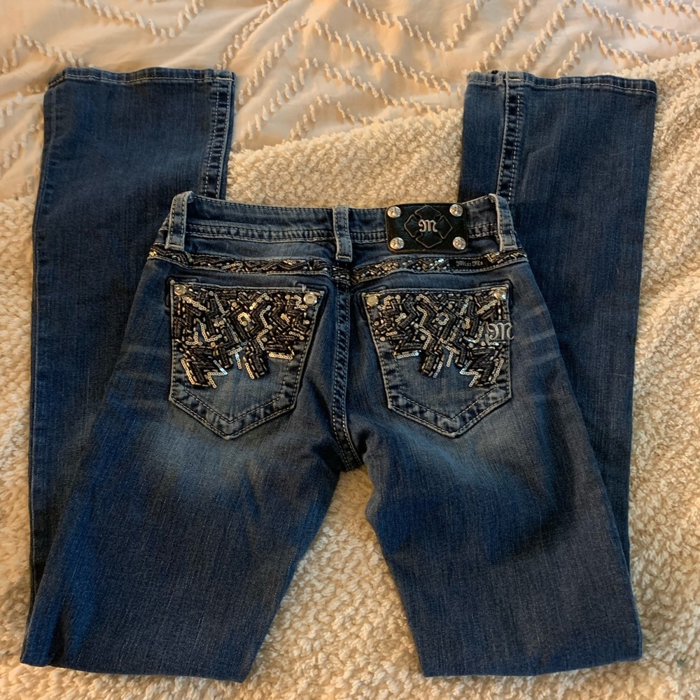 Miss Me bootcut midrise jeans 26